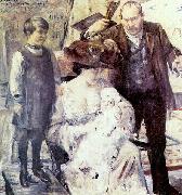 Lovis Corinth Der Kunstler und seine Familie oil painting artist